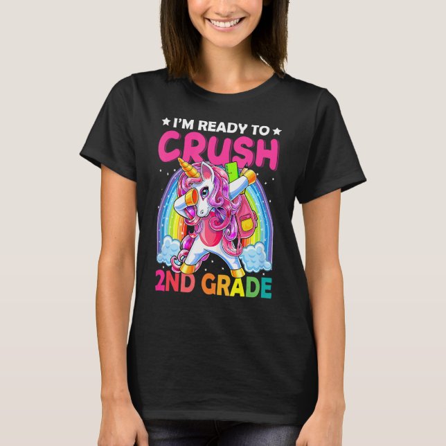 Camiseta Estou pronto para esmagar segundo Grau Dabbing Uni (Frente)