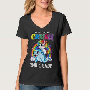 Camiseta Estou pronto para esmagar segundo Grau Narwhal Uni