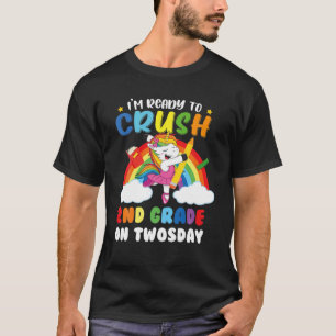 Camiseta Estou pronto para esmagar Segundo no dia 24, Cute 