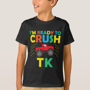 Camiseta Estou Pronto Para Esmagar Tk Dinossauro Ck Para Es