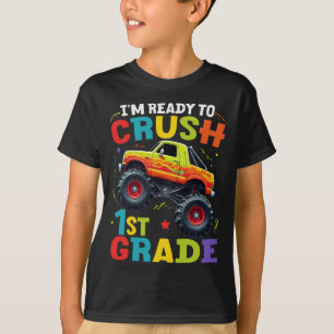 Camiseta Estou pronto para esmagar um caminhão de monstro d