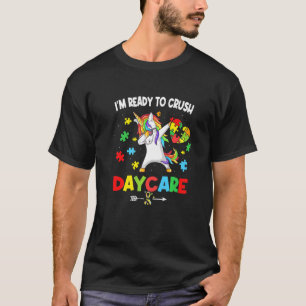 Camiseta Estou Pronto Para Esmagar Unicórnio de Creche Cons