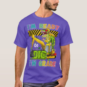 Camiseta Estou pronto para fazer 5 de volta ao Dinossauro d