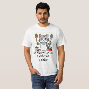 Camiseta Estou pronto para isso, assisti a uma citação de v