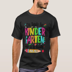 Camiseta Estou Pronto Para o Primeiro Dia de Professores do