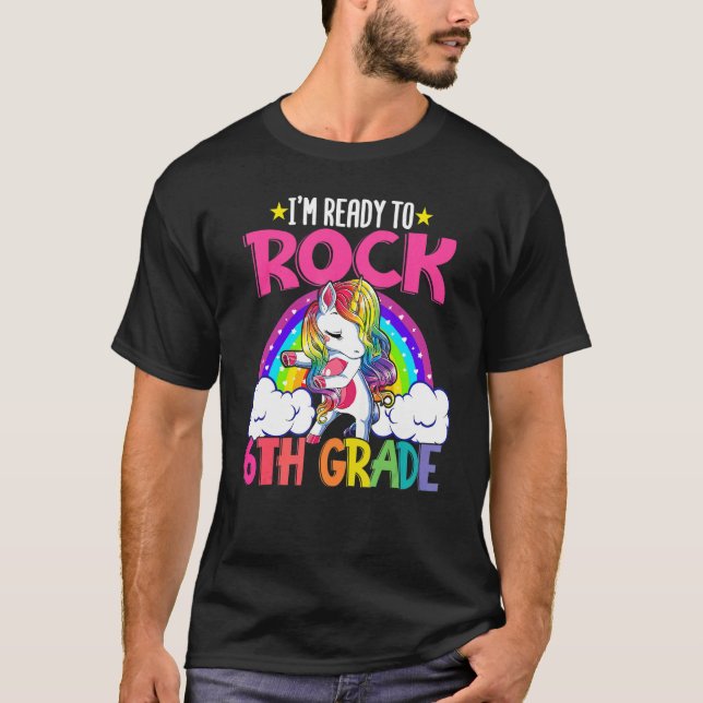 Camiseta Estou pronto para o Rock 6. (Frente)