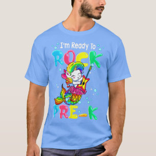 Camiseta Estou pronto para reanimar o Pré-k Unicorn de volt