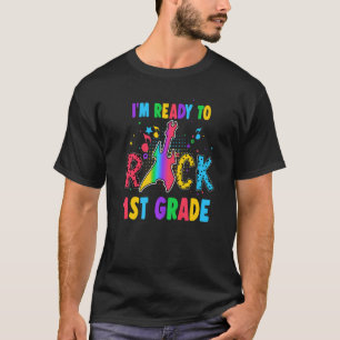 Camiseta Estou Pronto Para Rockar Violão de 1ª Série de Vol