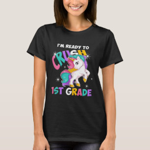 Camiseta Estou Pronto Para Superar a Garota Unicórnio da 1ª