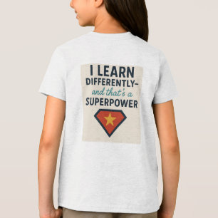 Camiseta Estou prosperando com o ADHD* Eu aprendi diferente