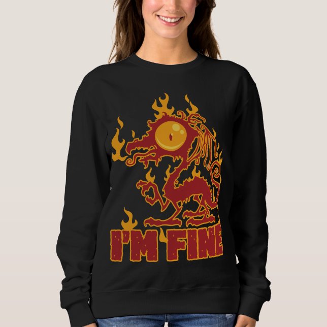 Camiseta Estou queimando o Dragão (Frente)