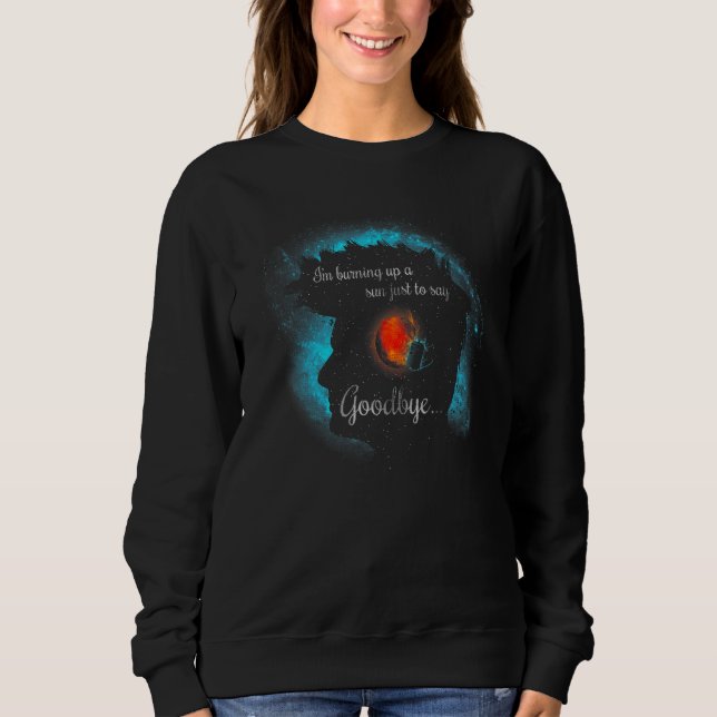 Camiseta Estou queimando um sol só para dizer adeus (Frente)