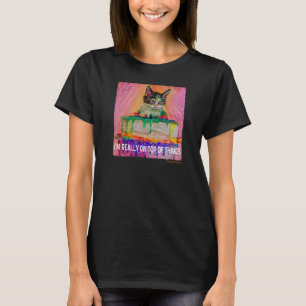 Camiseta ESTOU REALMENTE NO PRATO DO Gato HINGS