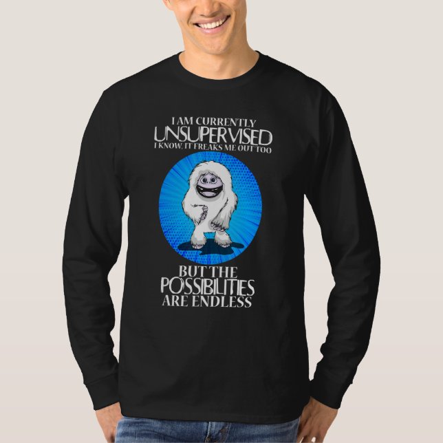 Camiseta Estou sem supervisão, sei que me assusta. (Frente)