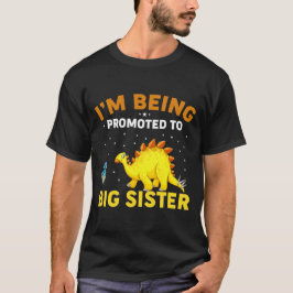 Camiseta Estou Sendo Promovida a Irmã Mais Velha – Cute Gra