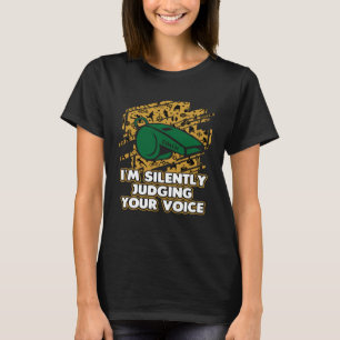 Camiseta Estou Silenciando Seu Humor De Treinador Vocal