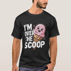 Camiseta Estou sobre o Sorvete de Scoop Kawaii Cone