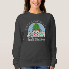 Camiseta Estou sonhando com um Natal branco com Aslan