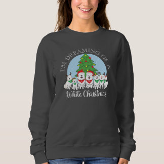 Camiseta Estou sonhando com um Natal branco com Aslan