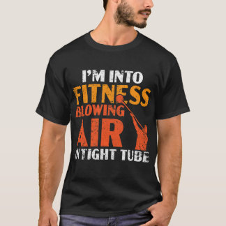 Camiseta Estou Soprando Ar De Malhação No Tubo Apertado Gla