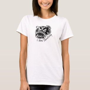 Camiseta Estou sorrindo Anglerfish