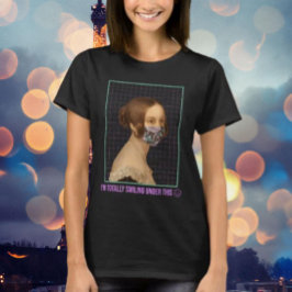 Camiseta Estou sorrindo por baixo disso