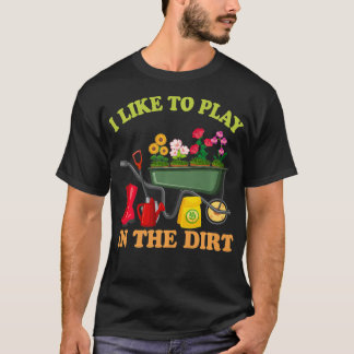 Camiseta Estou Tão Animado Com O Jardinagem Que Molhei Meu