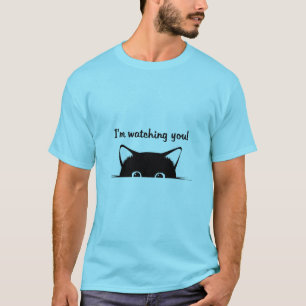 Camiseta Estou te observando ( gato )