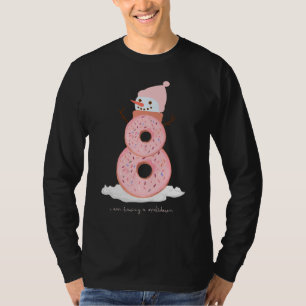 Camiseta Estou tendo um boneco de neve de rosquinha derreti