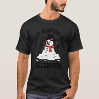 Estou tendo um boneco de neve derretido Engraçado