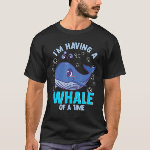 Camiseta Estou tendo uma baleia de um término de baleia.