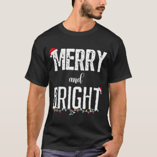 Camiseta Estou Tentando Me Sentir Alegre E Brilhante Natal
