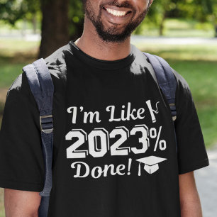 Camiseta Estou tipo 2023 por cento concluído