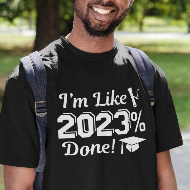 Camiseta Estou tipo 2023 por cento concluído (Criador carregado)