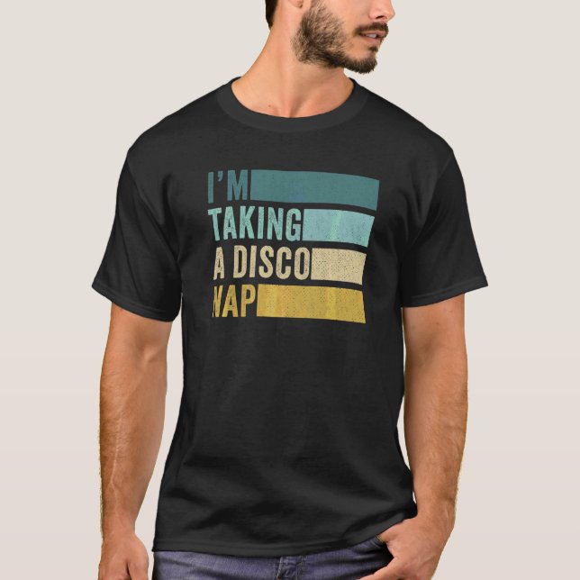 Camiseta Estou Tirando Um Cochilo Disco (Frente)