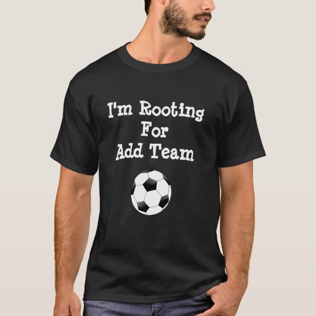Camiseta Estou torcendo pelo Time (Adicionar Nome) Personal (Frente)
