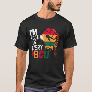 Camiseta Estou Torcendo Por Todo HBCU Colégio Histórico Neg