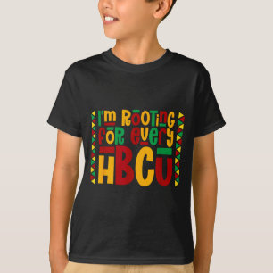 Camiseta Estou Torcendo Por Todo Hbcu Faculdade Histórica N