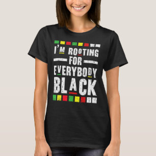 Camiseta Estou torcendo por todo mundo negro americano