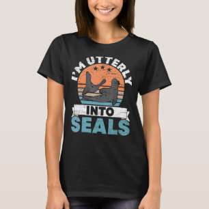 Camiseta Estou totalmente em focas submersas.