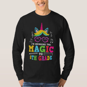 Camiseta Estou Trazendo A Magia Para A 5 De Volta À Escola