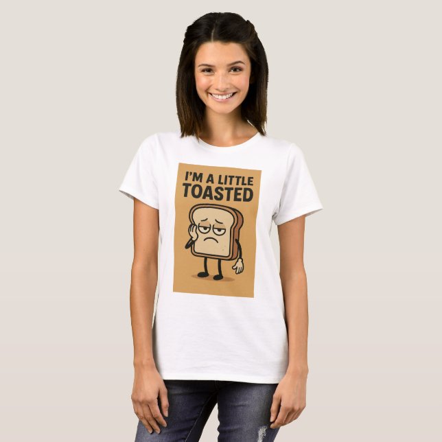 Camiseta Estou um pouco torrado (Frente Completa)