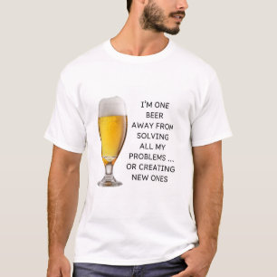 CAMISETA ESTOU UMA CERVEJA DISTANTE