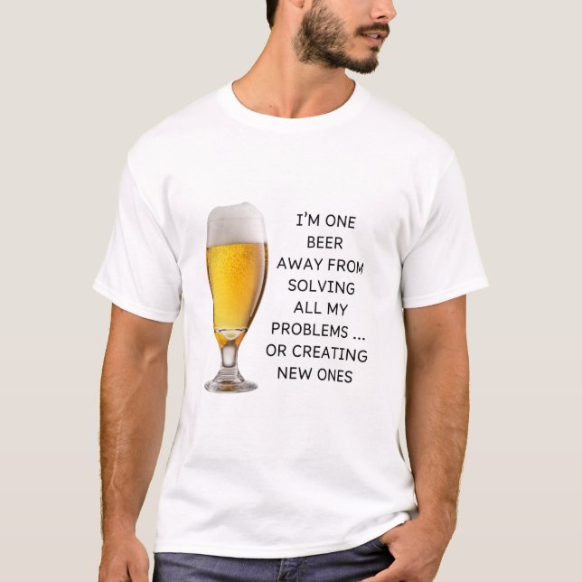 CAMISETA ESTOU UMA CERVEJA DISTANTE (Frente)