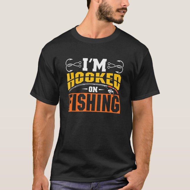 Camiseta Estou Viciado Em Pescar (Frente)