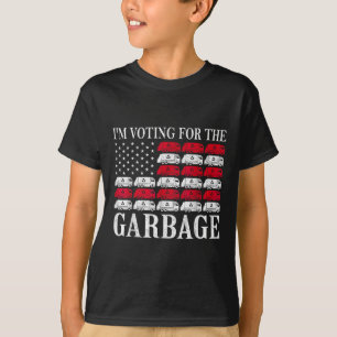 Camiseta Estou votando no lixo Trump 2024 Orgulhoso por ser