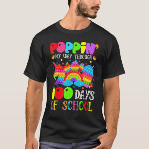 Camiseta Estourando Meu Caminho Através de 100 Dias De Esco