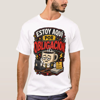 Camiseta Estoy aquí por obligación