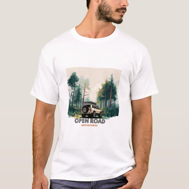 Camiseta estrada aberta (Frente)