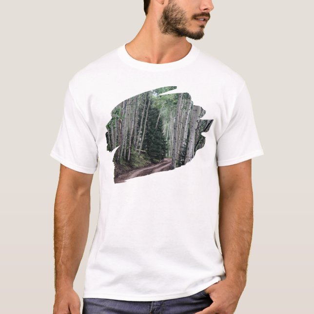 Camiseta Estrada Através das Bétulas (Frente)